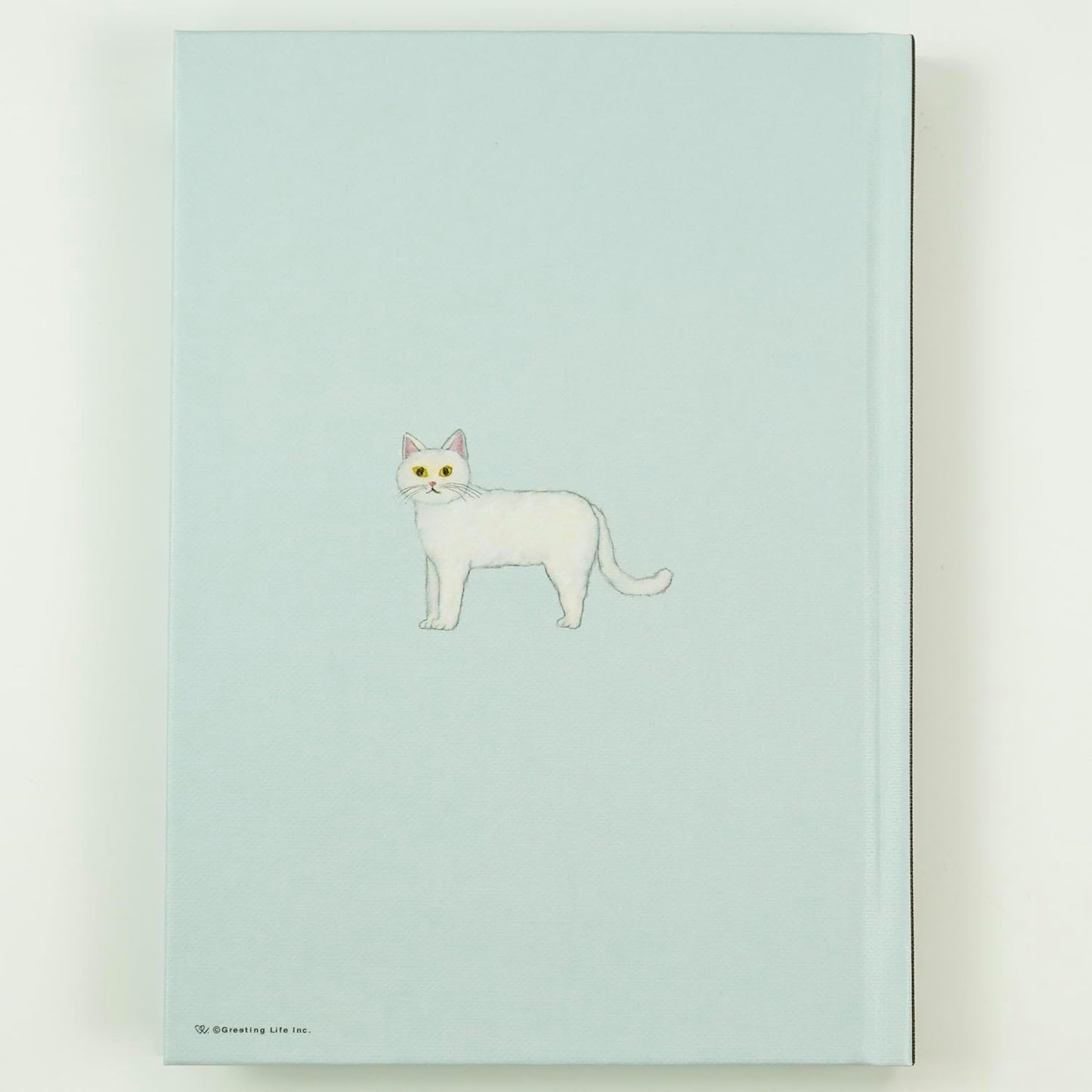 Greeting Life YZD-434 Illustration Changes Every Page Diary Cat Gray