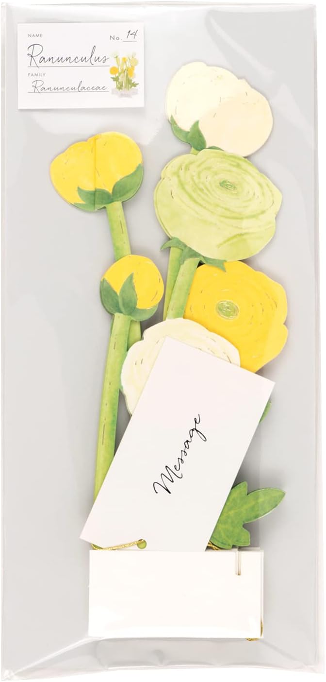 Greeting Life Birthday Blooming Card Ranunculus KE-39