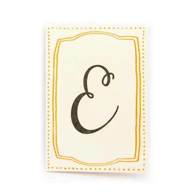 Alphabet Letter Breath Card