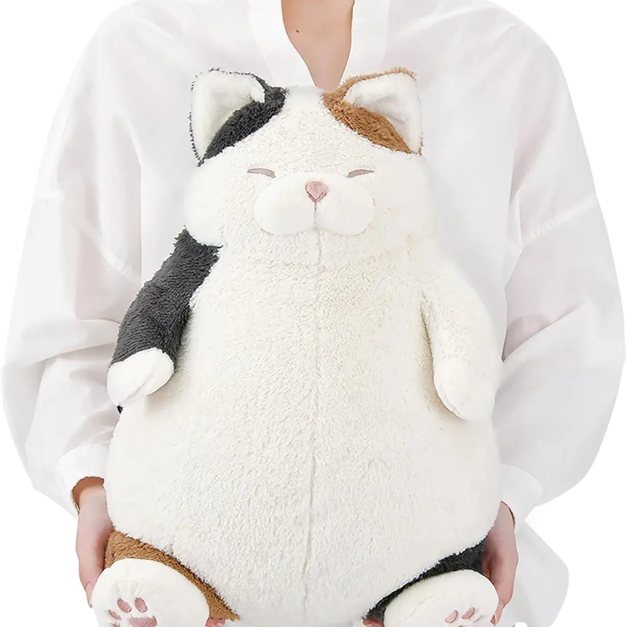 LIV HEART Premium 27721-11 Hugging Pillow, Cat Positivity Calico (L)