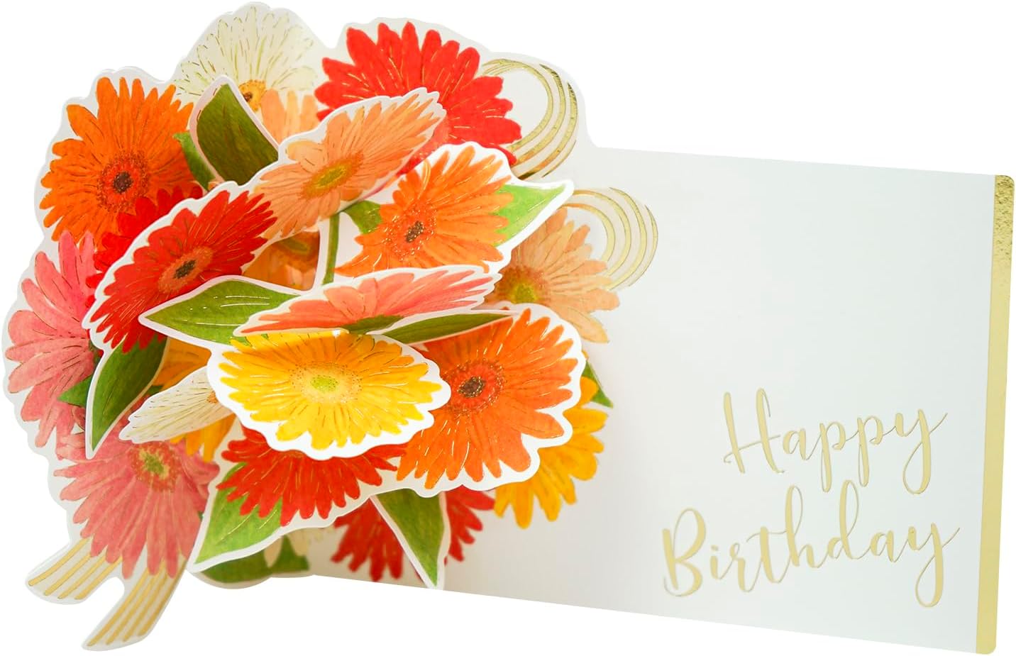 Greeting Life Birthday Card Flower Pop Up Gerbera LY-45