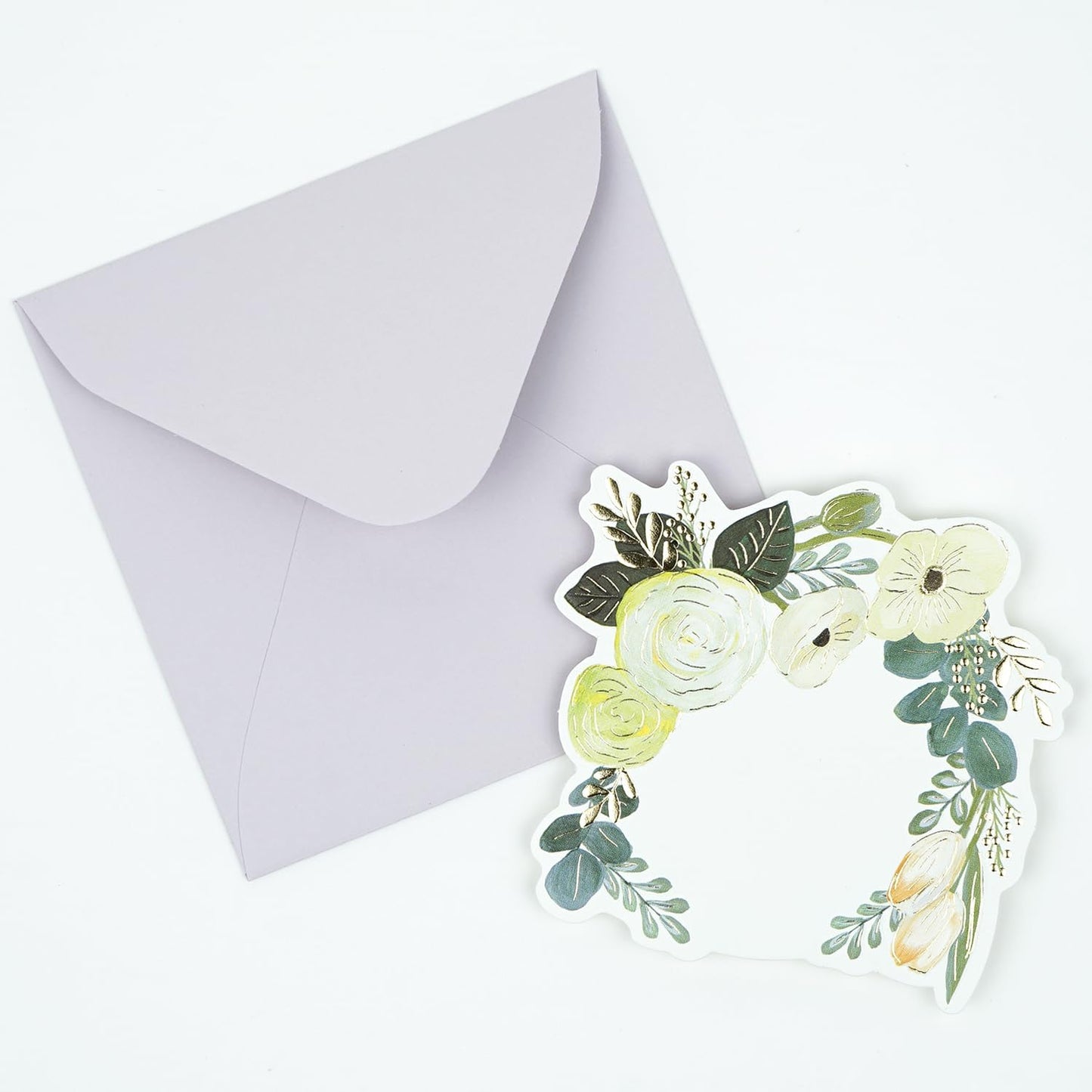 Greeting Life Gift Message Card Pack Flower MA-36 White