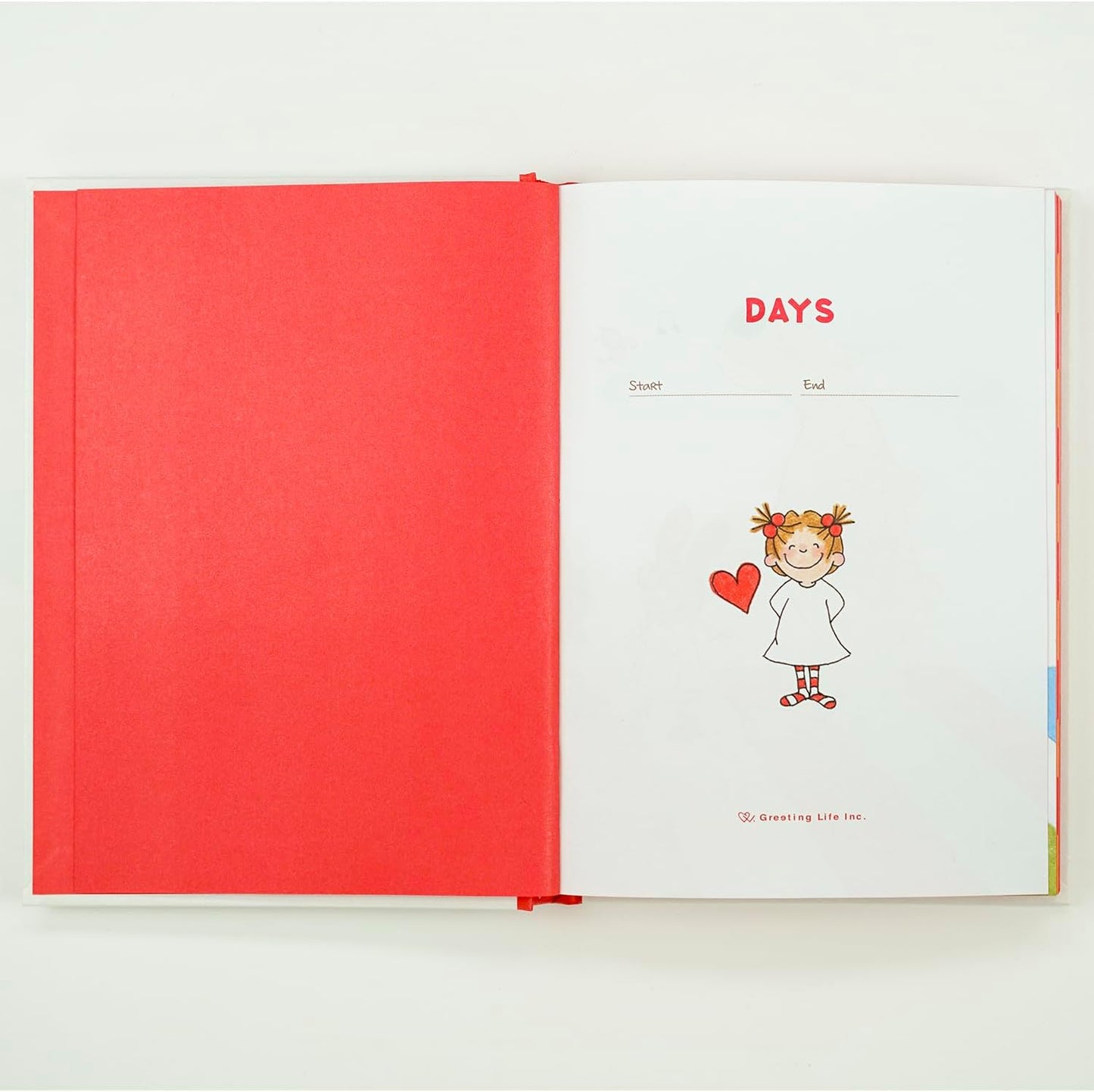 Coco-chan RYD-1090 Greeting Life, Illustration Changes Every Page Journal, Stairs