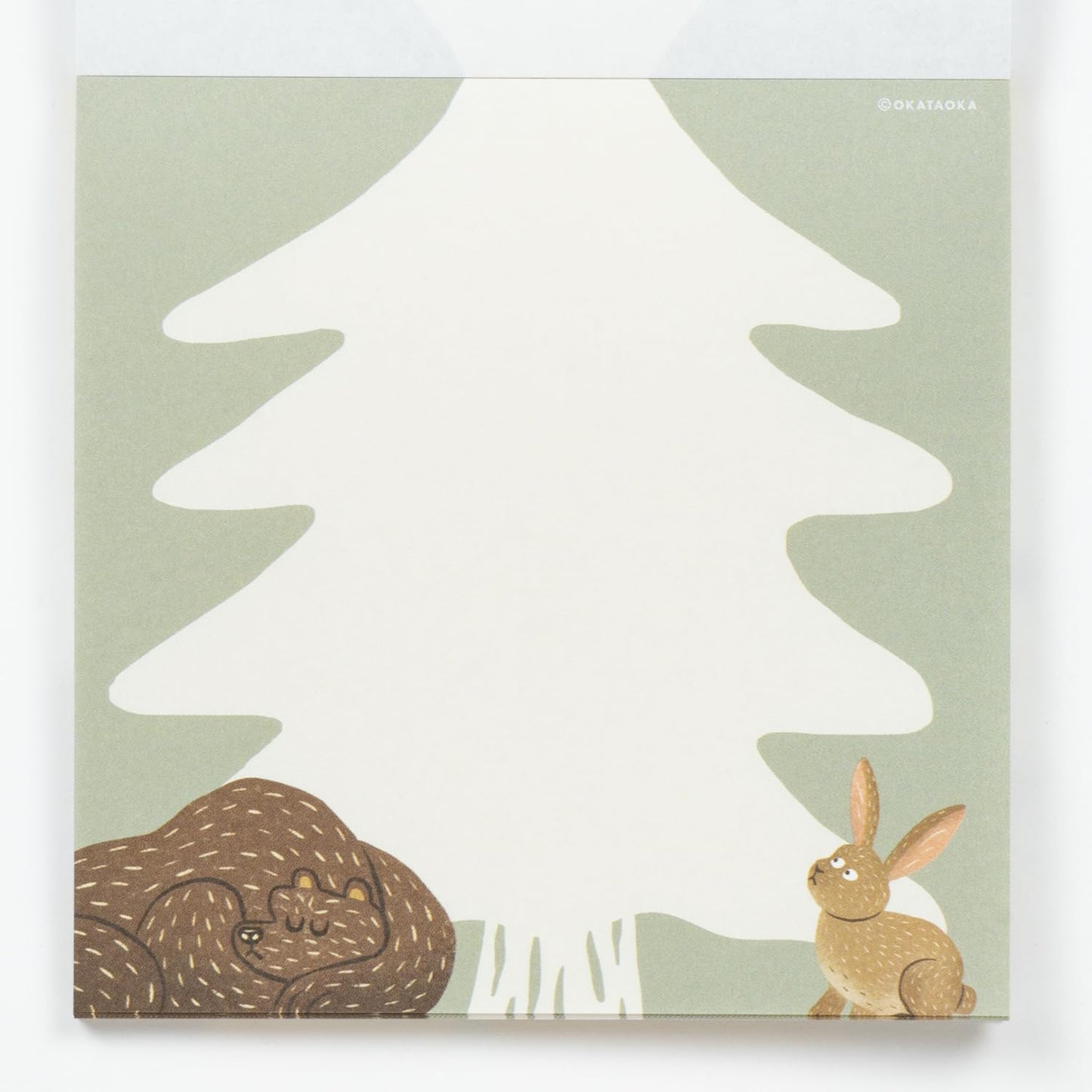 Greeting Life Okataoka Square Memo Chill Out OKN-45 Blue