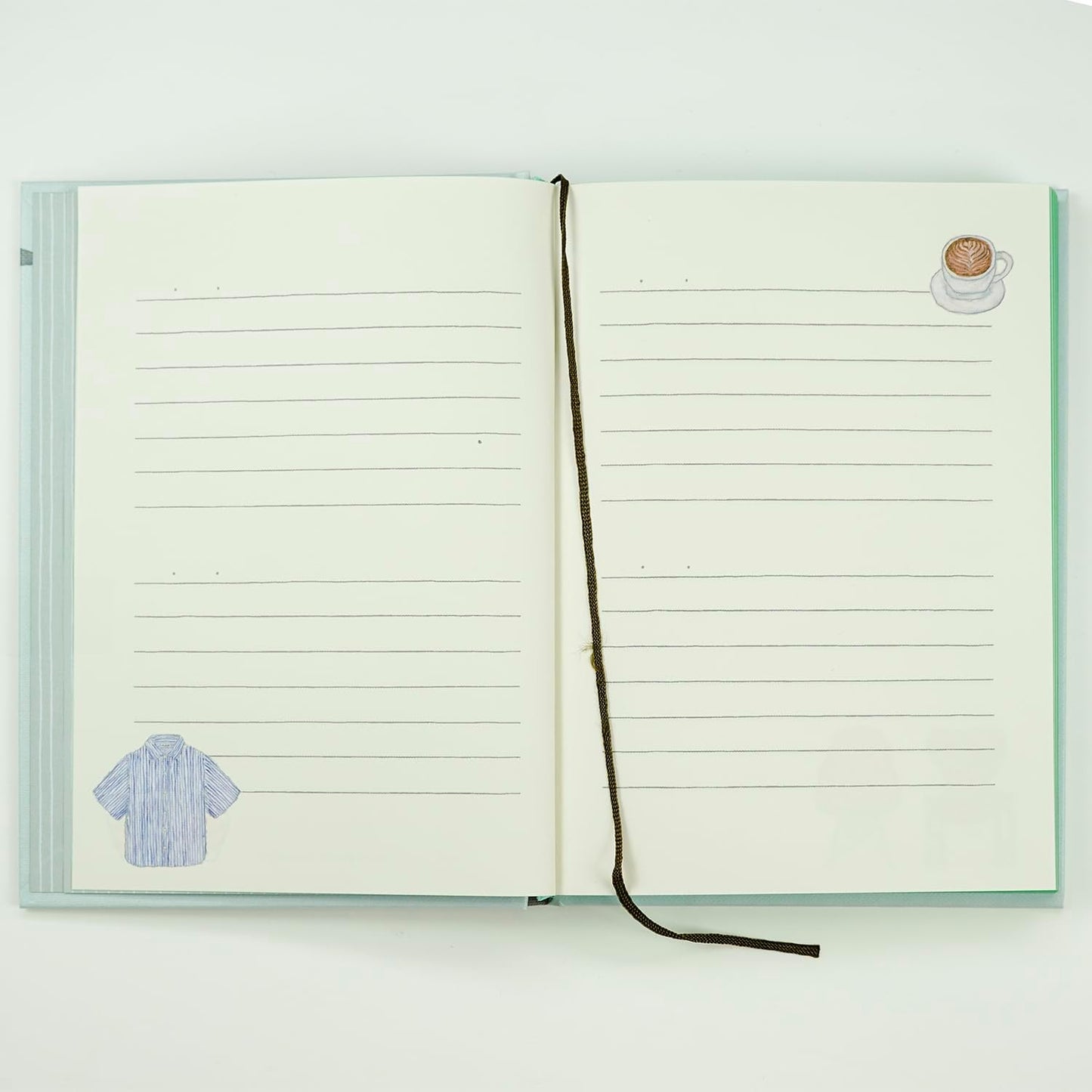 Greeting Life YZD-434 Illustration Changes Every Page Diary Cat Gray