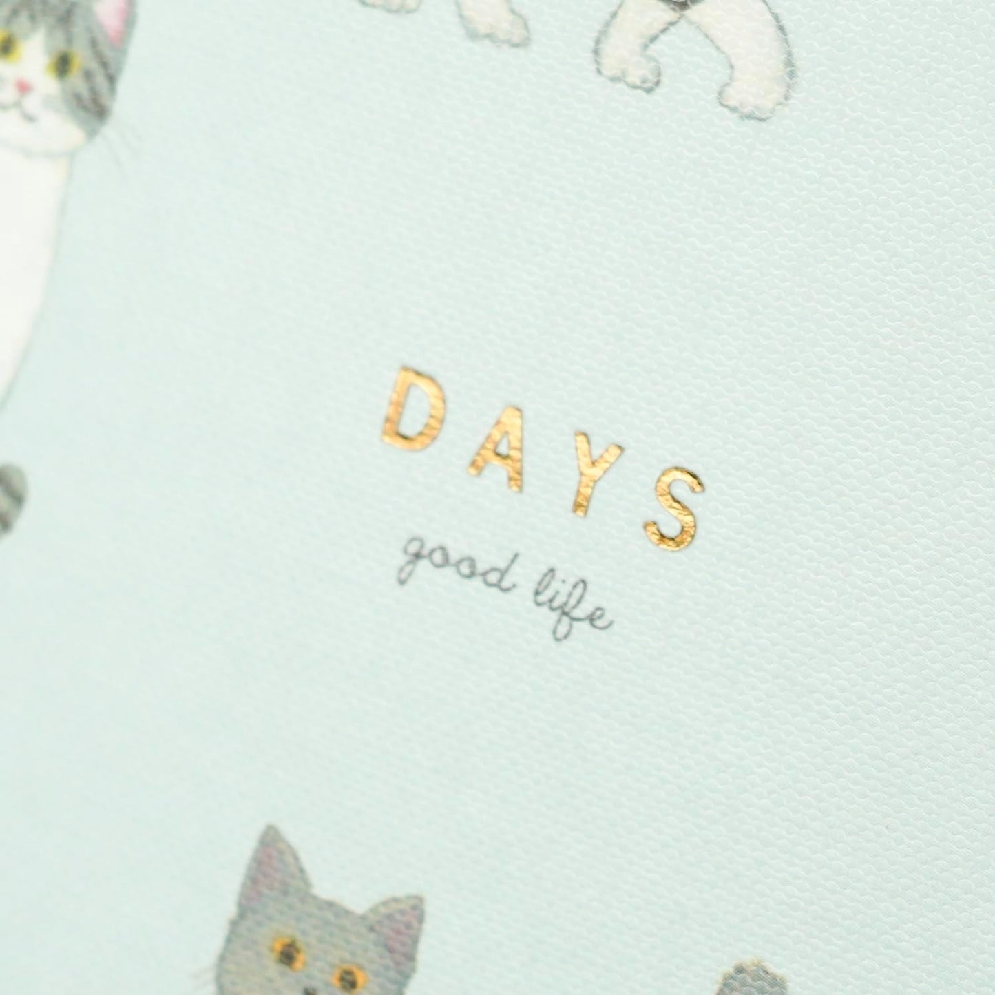 Greeting Life YZD-434 Illustration Changes Every Page Diary Cat Gray