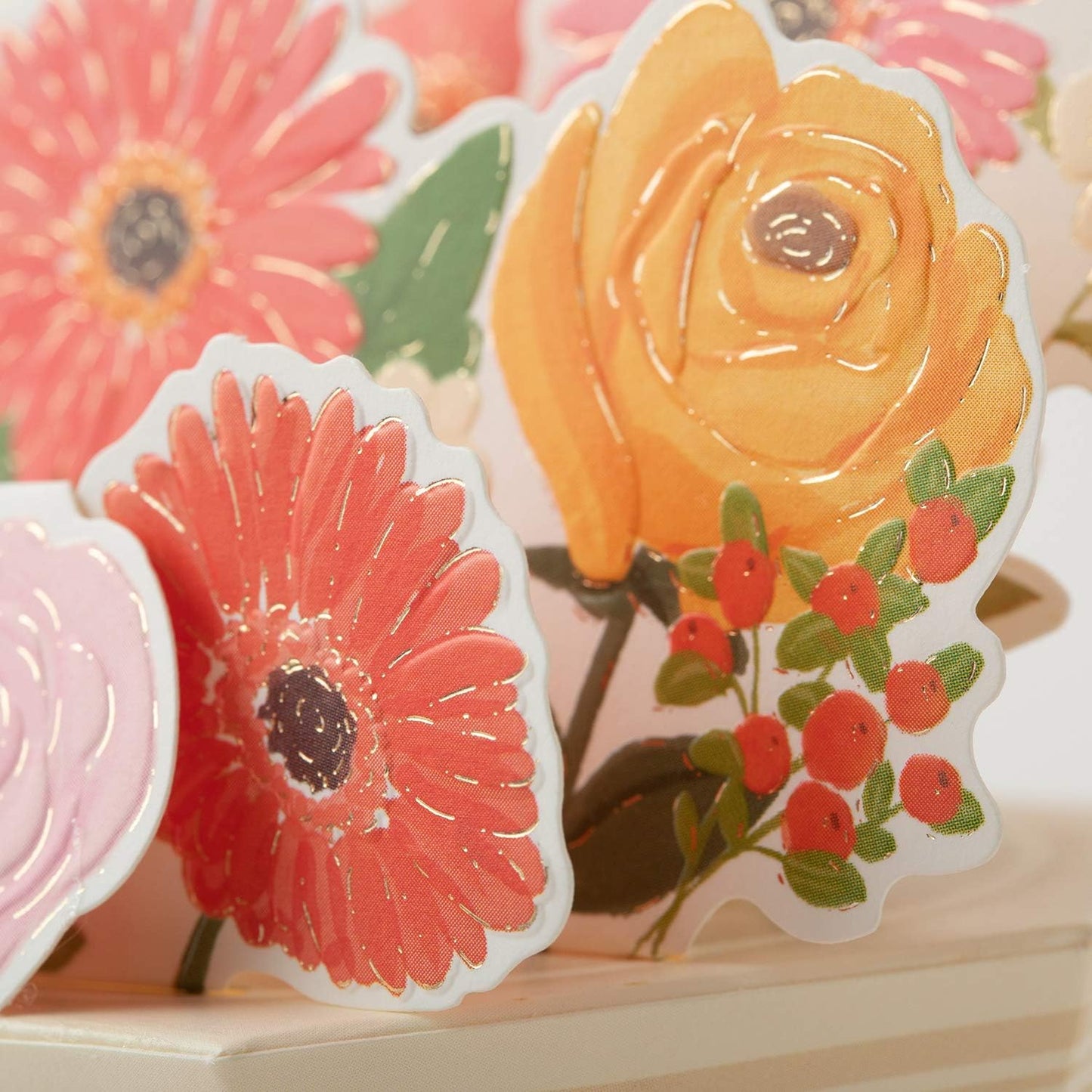 Greeting Life Birthday Card Thank You Flower Pot TK-25