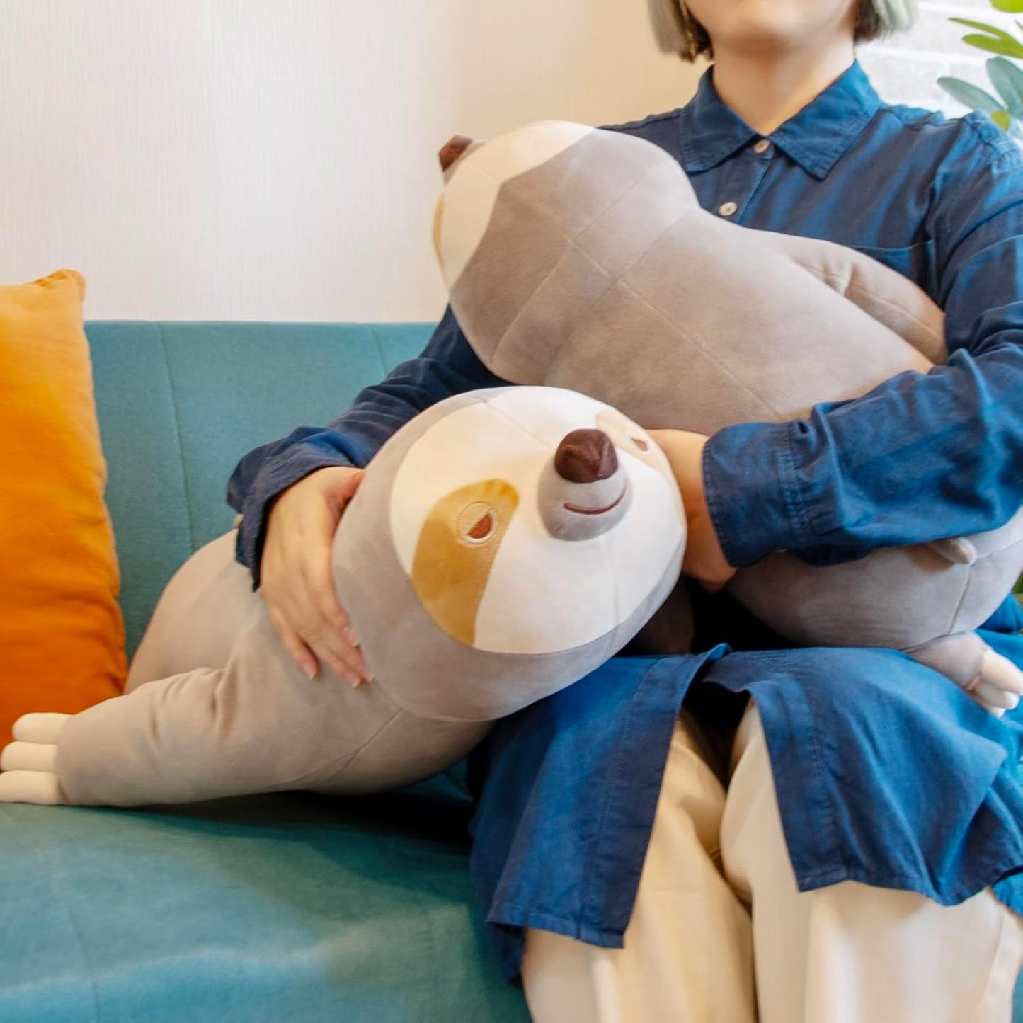 LIV HEART Nemu Nemu Animals body pillow (L) Sloth 48907-57