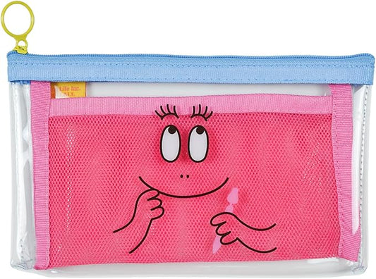 Pen Case, Mesh Pocket Pen Case Pink