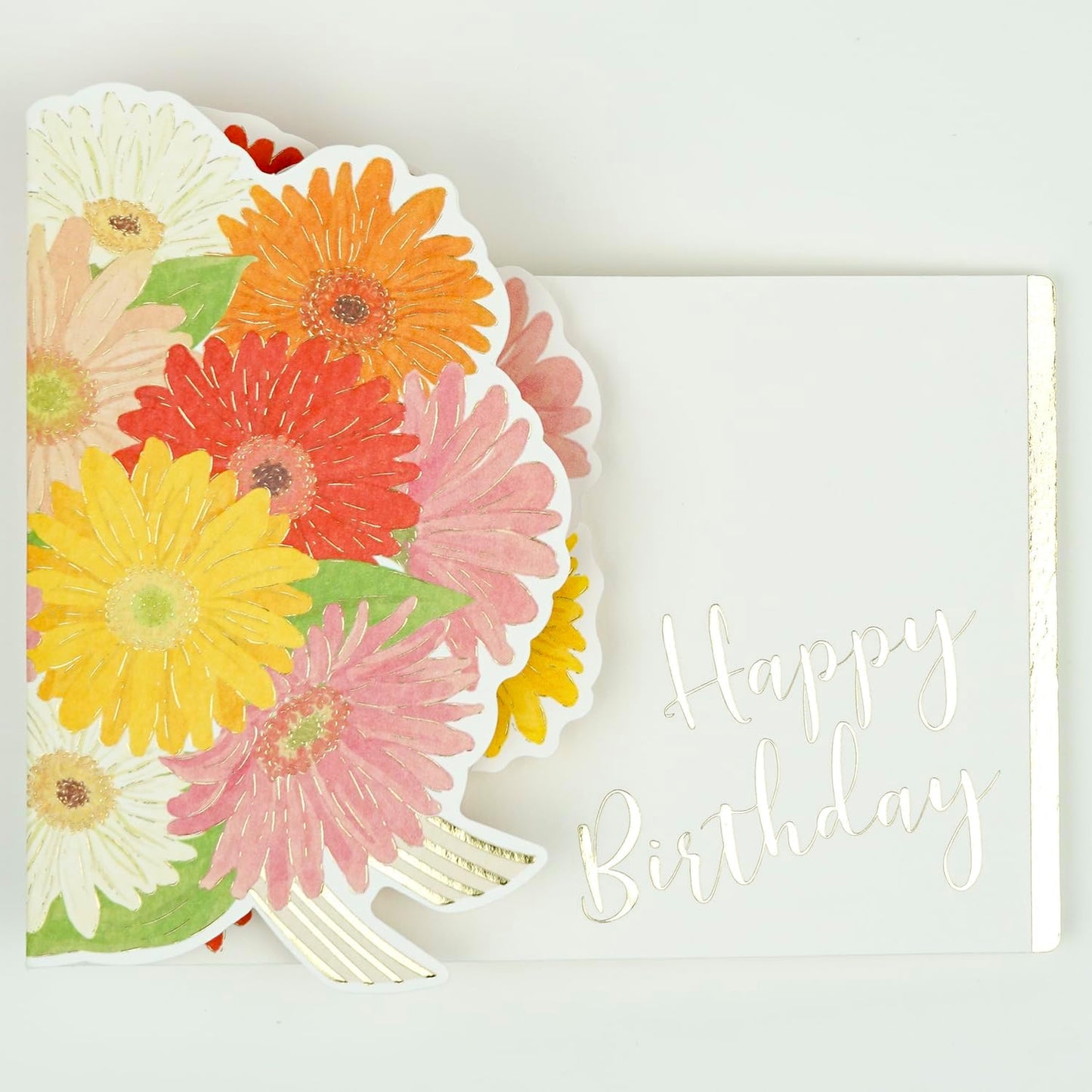 Greeting Life Birthday Card Flower Pop Up Gerbera LY-45