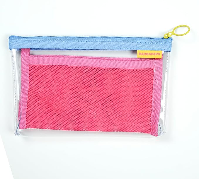 Pen Case, Mesh Pocket Pen Case Pink