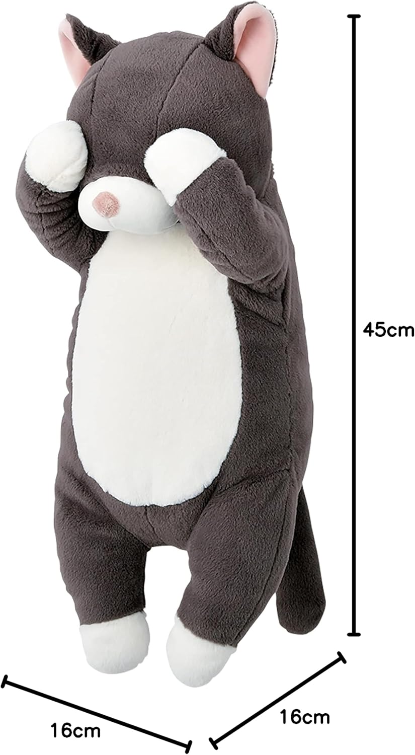 LIV HEART Nemu Nemu Body pillow Kubinekko (M) Black 87034-73