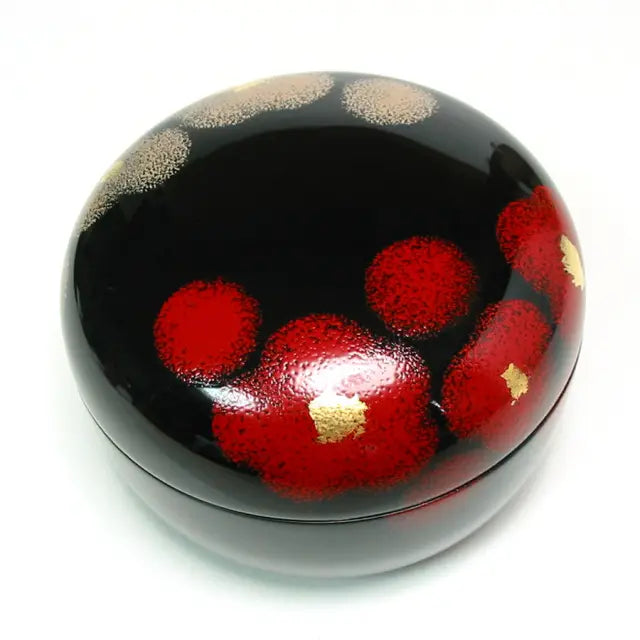 Bonbonniere Red and white lacquered candy box