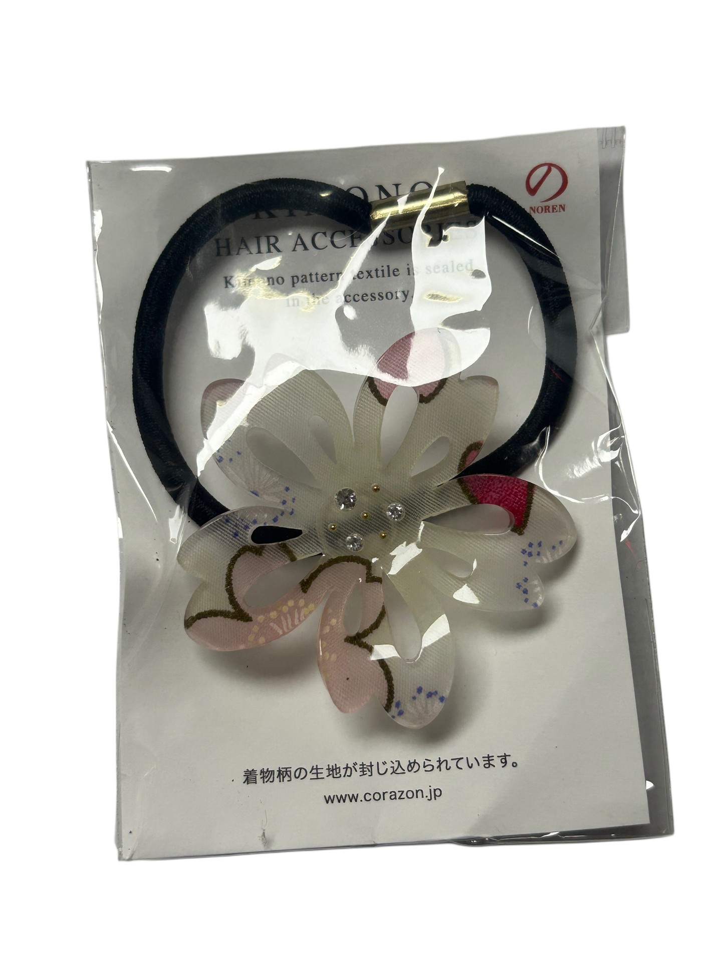 Japanese pattern Flower Japanese style Hair ornament Yukata Pink