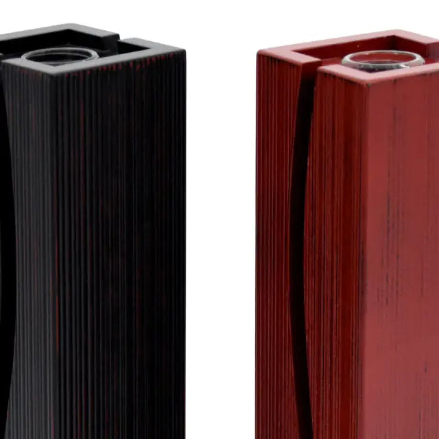 Wave Wooden Flower Vase for Single Flower