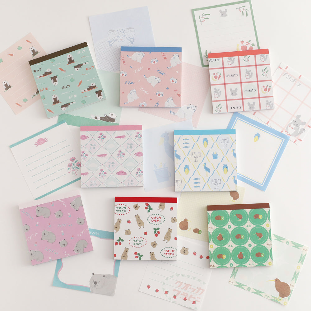 Animal Department Store Memo Pad Square