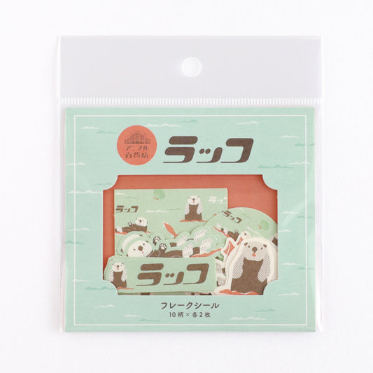 Green Flash AD Flake Sticker AD-038