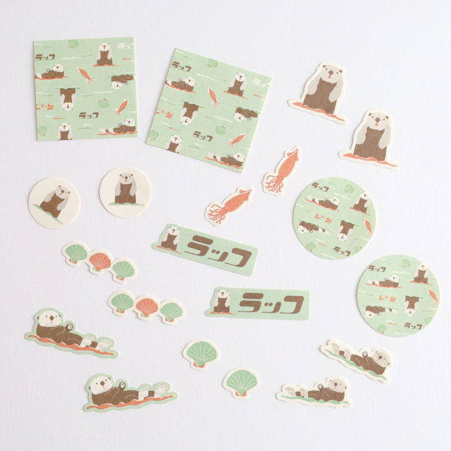 Green Flash AD Flake Sticker AD-038