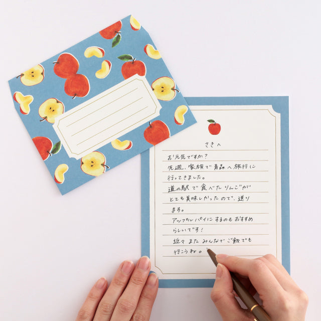 Green Flash Color fruits Letter Set