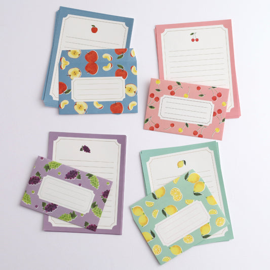 Green Flash Color fruits Letter Set