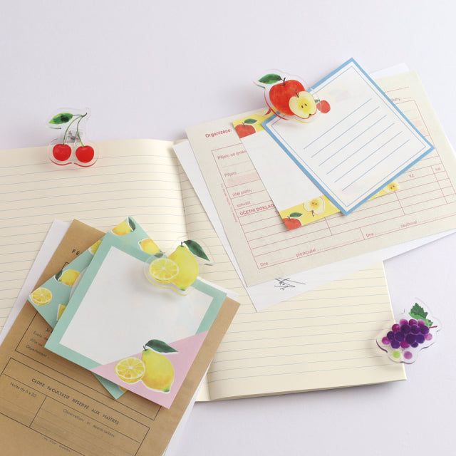 Green Flash Color fruits Acrylic Clip