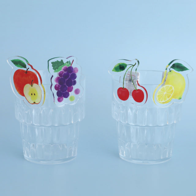 Green Flash Color fruits Acrylic Clip