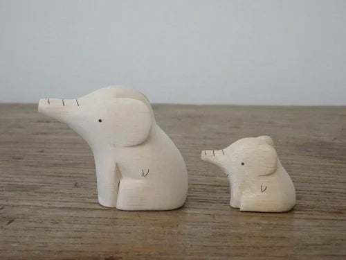 T-lab polepole animal Family Set Elephant