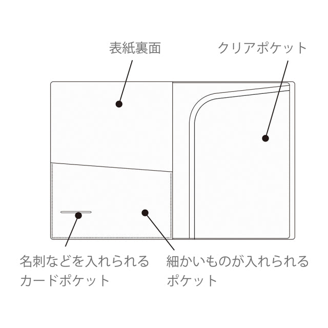 Animal Series A4 Clear Book File Polar Bear GF-541