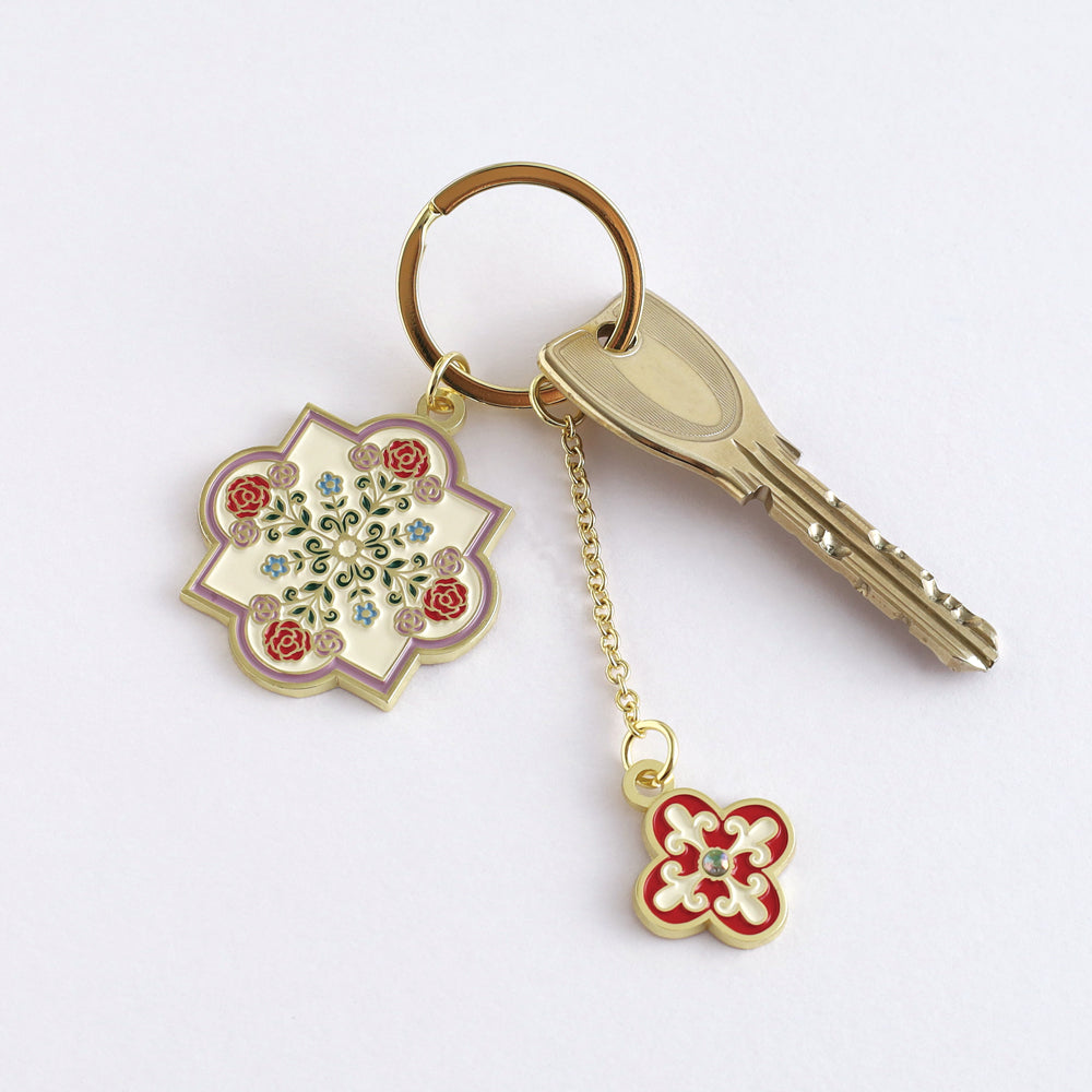 KUNIKA Double Metal Keychain