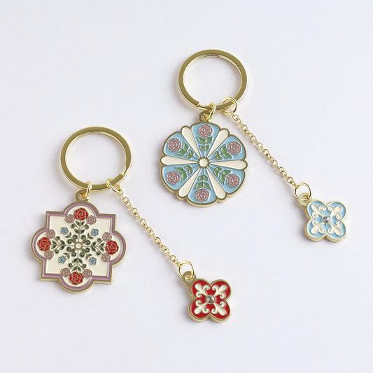 KUNIKA Double Metal Keychain