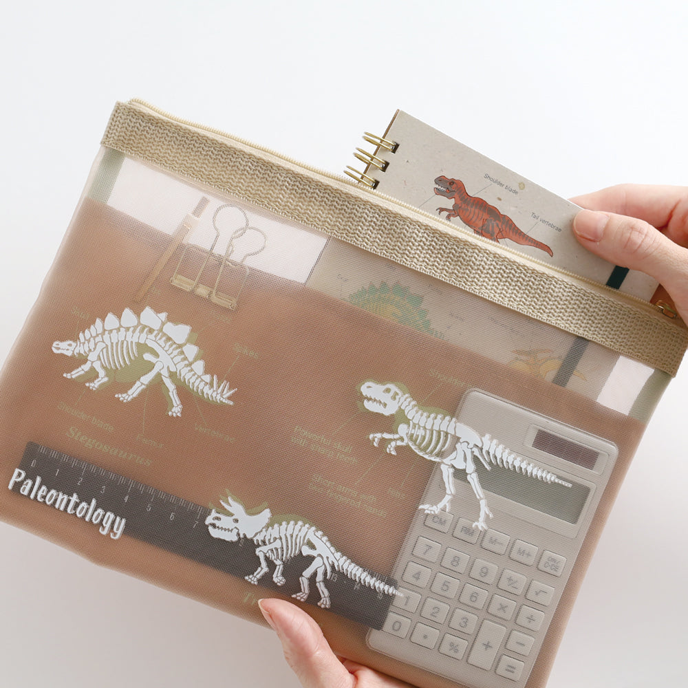 STUDY HOLIC Mesh A5 Pouch <Human Biology> ST-229