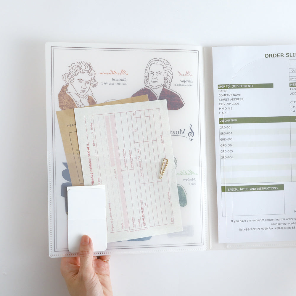 STUDY HOLIC A4 Clear Book File <Planetary Science> ST-242