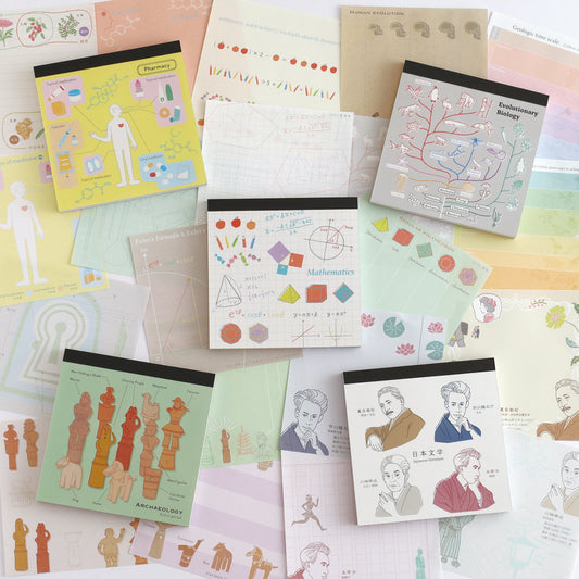 Green Flash STUDY HOLIC series Square Memo Pads