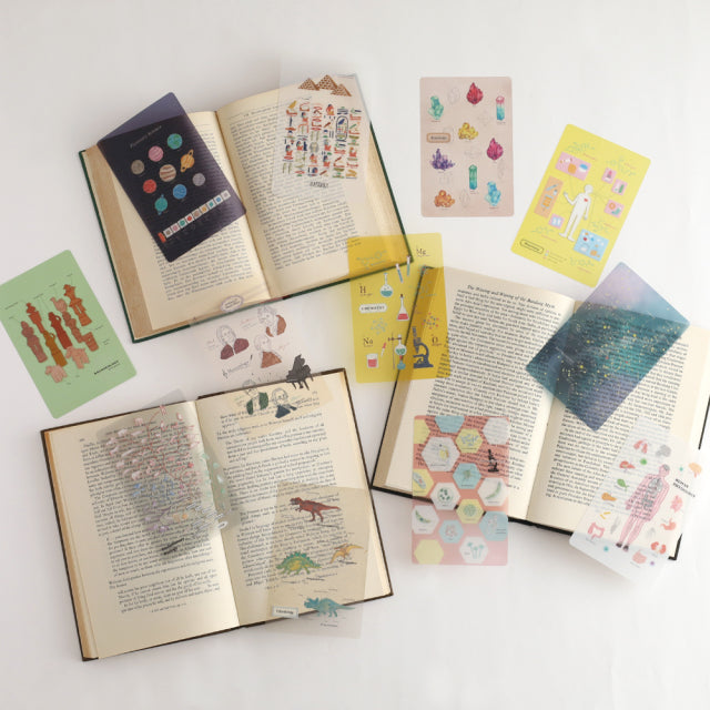 Green Flash STUDY HOLIC Clear Book Mark