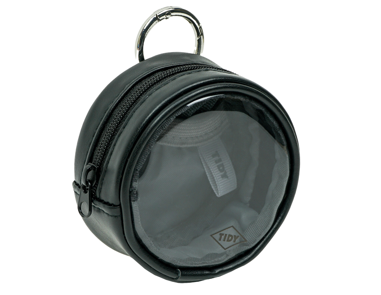 Tidy Round Mini Pouch Black