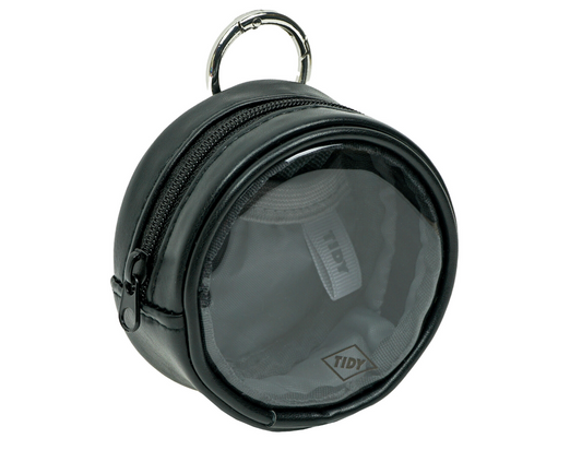 Tidy Round Mini Pouch Black