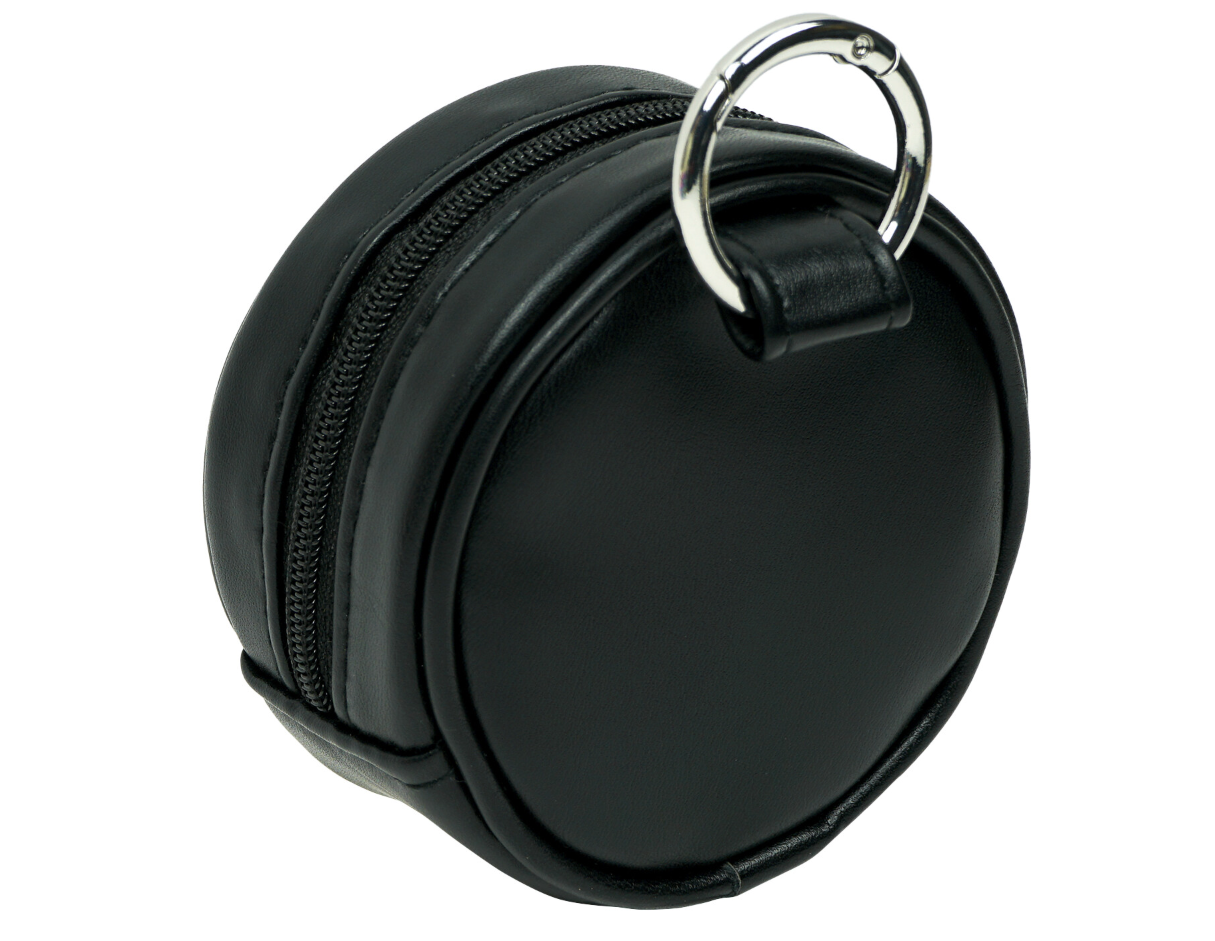 Tidy Round Mini Pouch Black