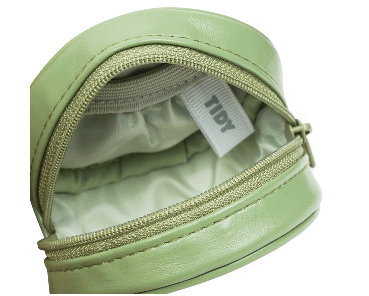 Tidy Round Mini Pouch Khaki