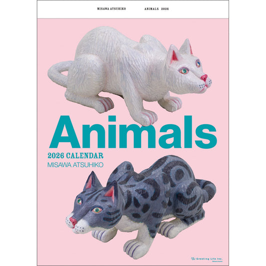 2026 Wall Calendar, Animals/Atsuhiko Misawa