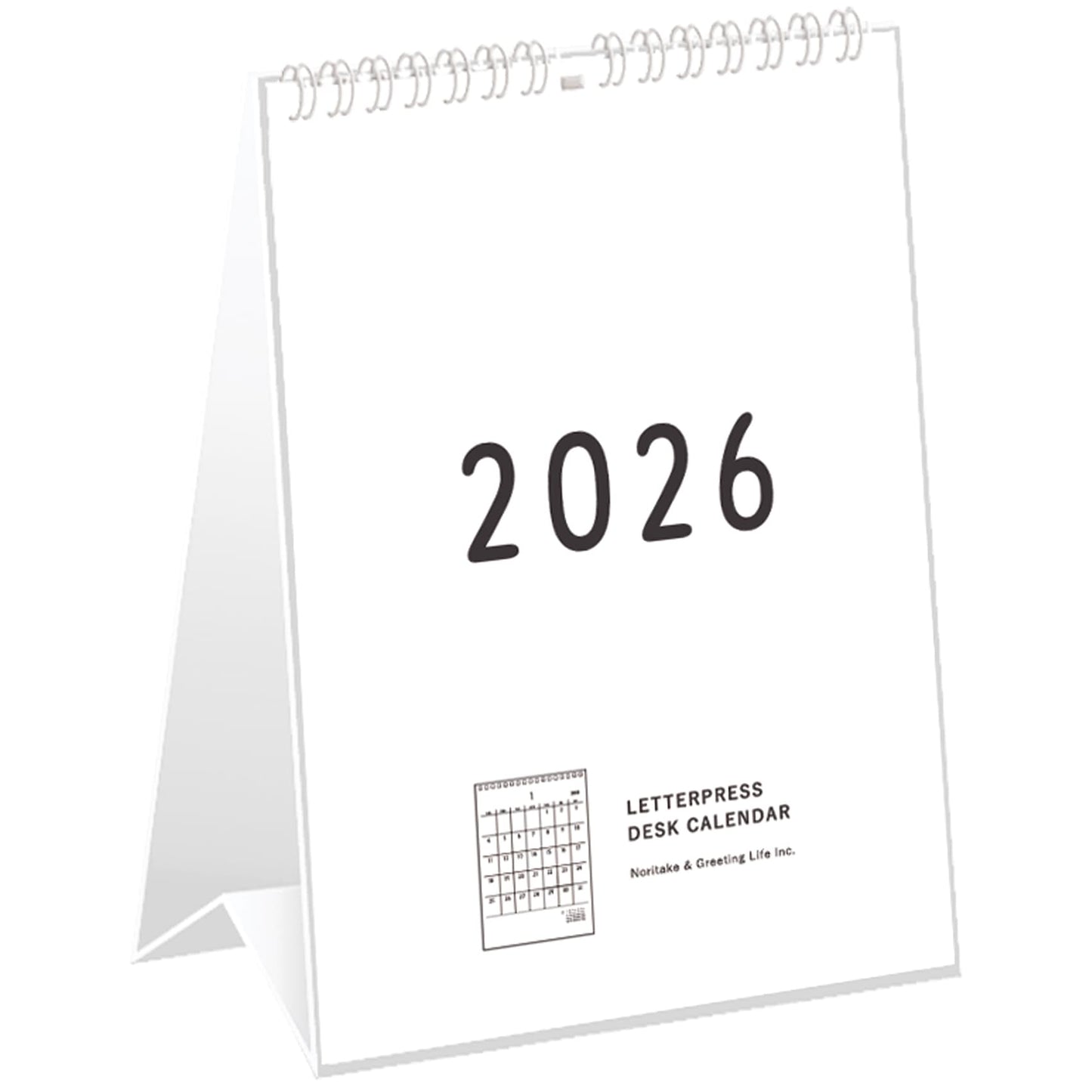 2026 Desk Calendar by Noritake