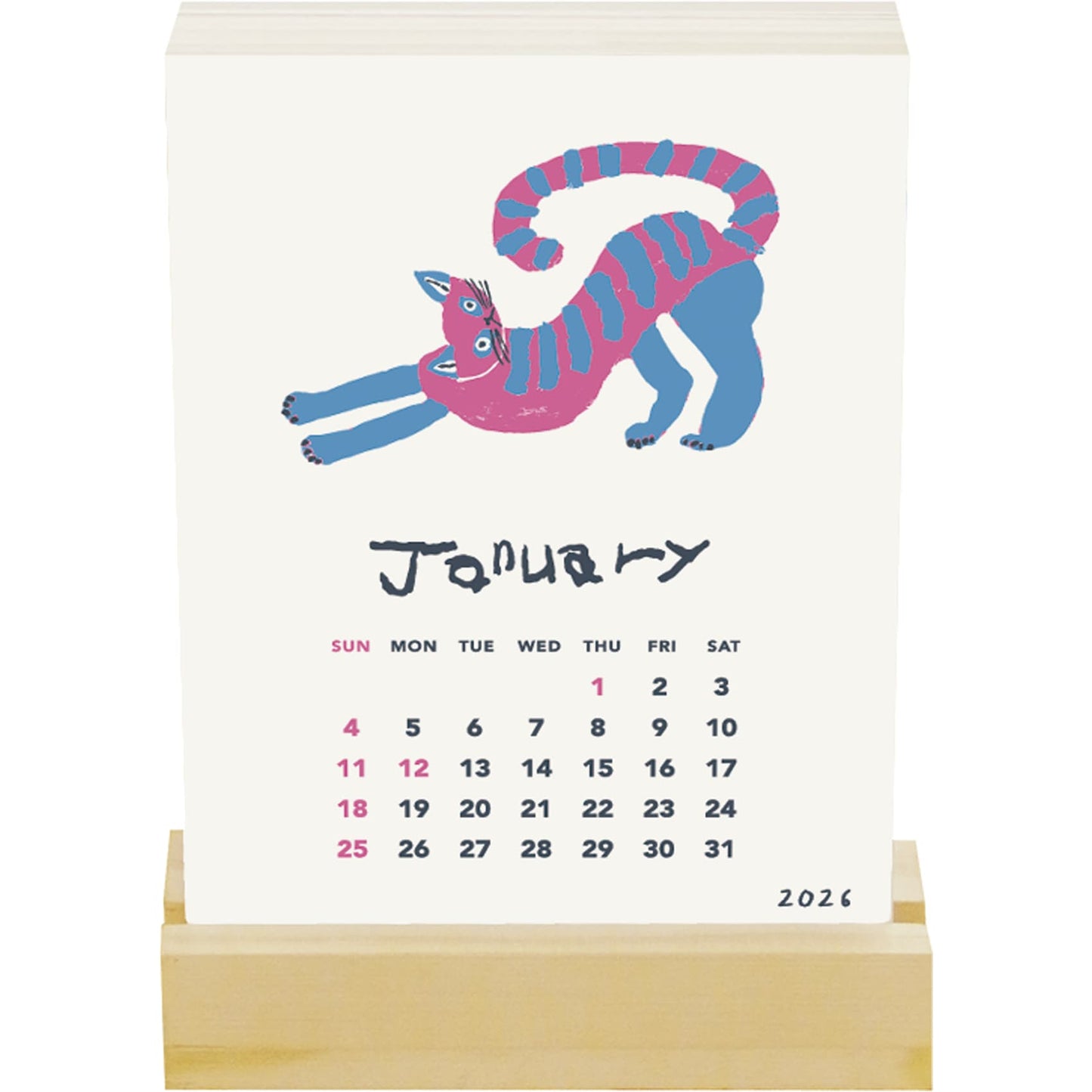 2026 Desk Calendar by Miroco Machiko