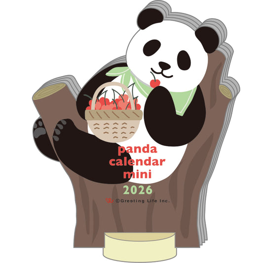 2026 Calendar-Animal Die Cut - MINI PANDA