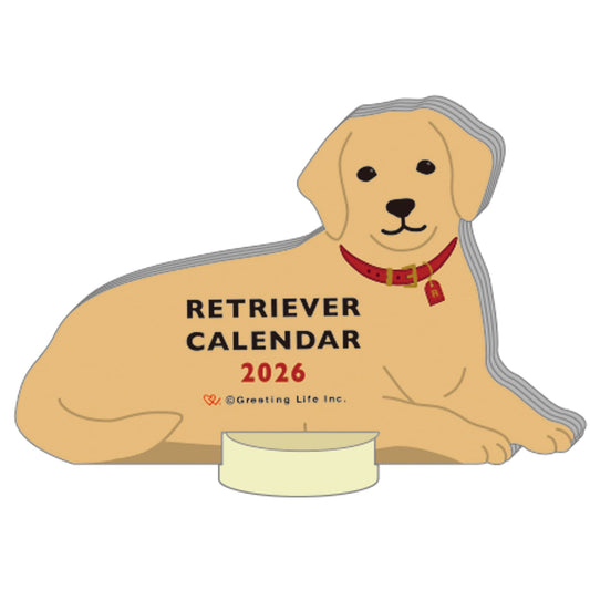 2026 Calendar-Animal Die Cut - Retriever