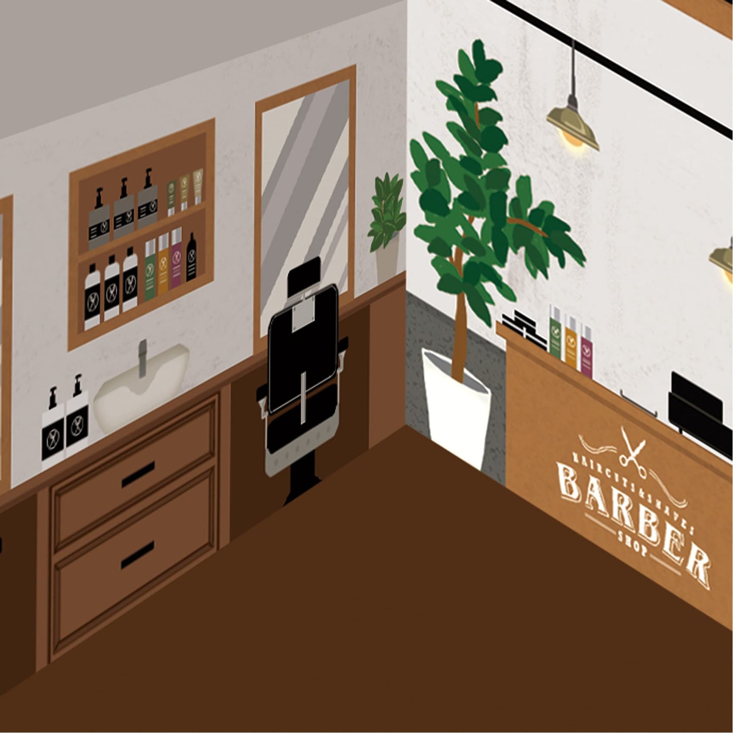 2026 House Box Calendar Barber Shop
