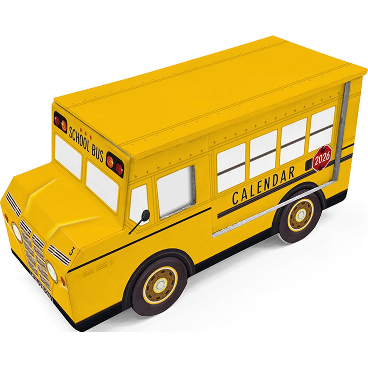 2026 Car Box Calendar School Bus