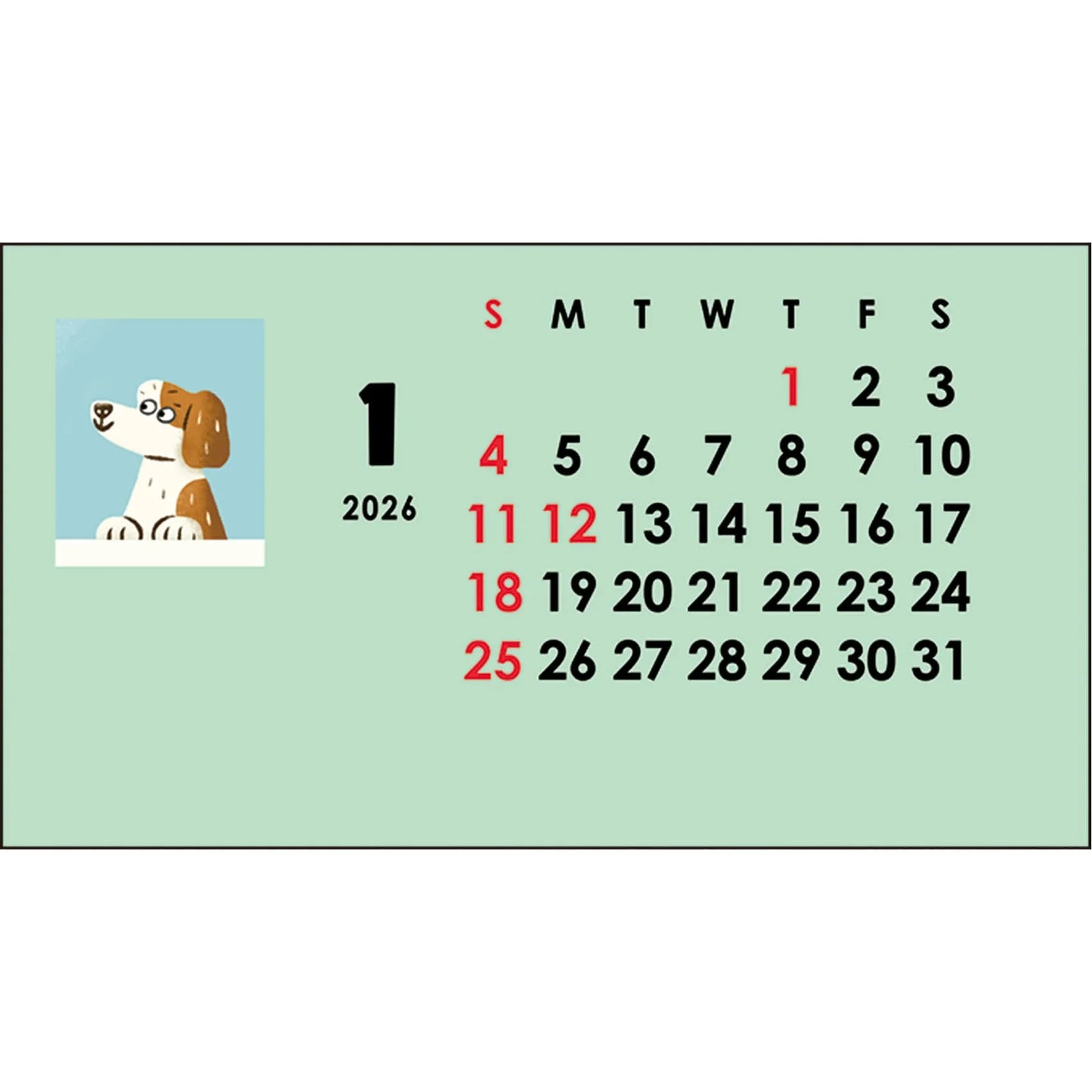 2026 Car Box Calendar Okataoka