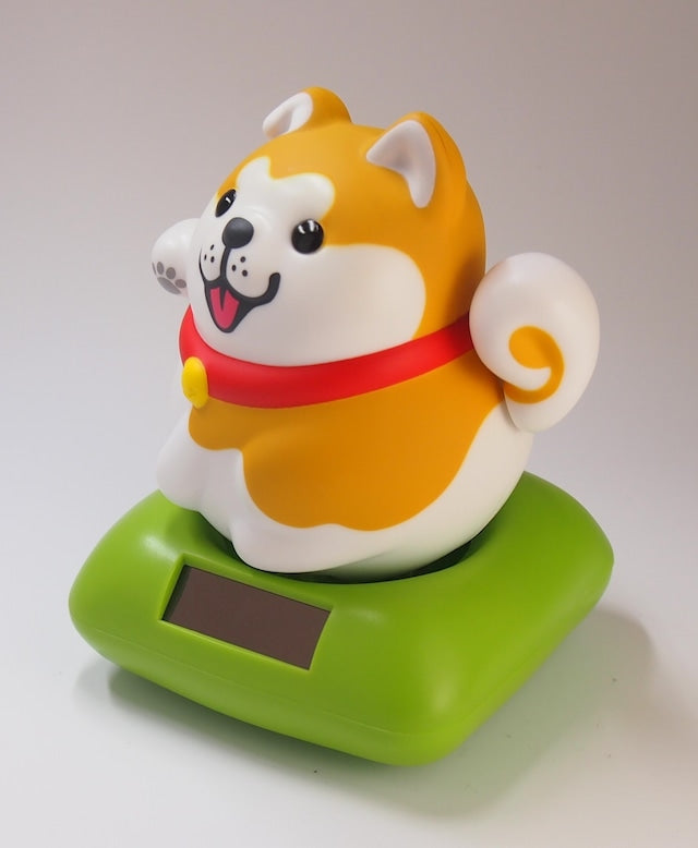 Solar Powered Maru Maru Akita Inu RE-15GR