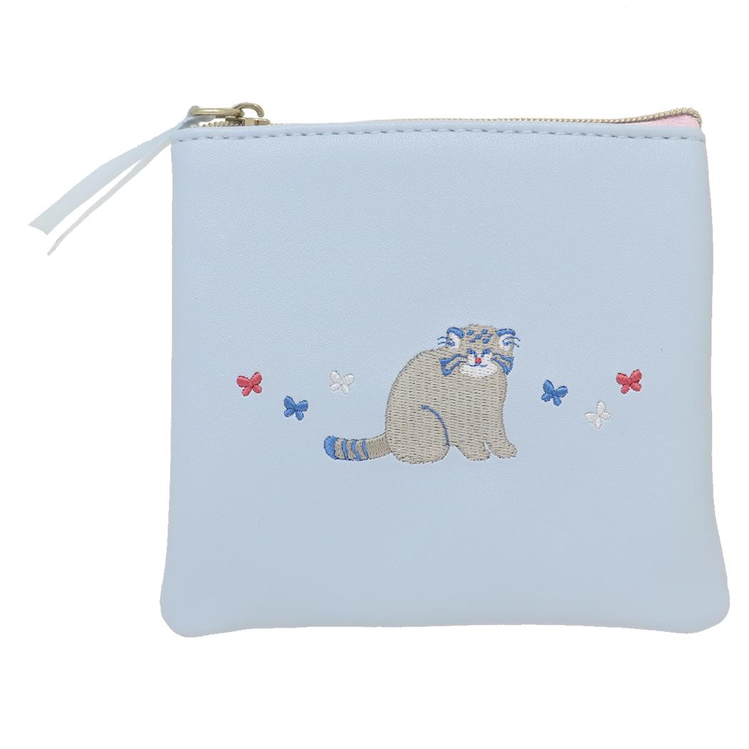 Animal Department Store Mini Pouch Mini Flat Pouch Pallas's Cat