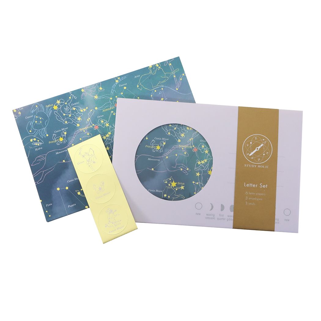 STUDY HOLIC Letter Set, Letter Set, Astronomy