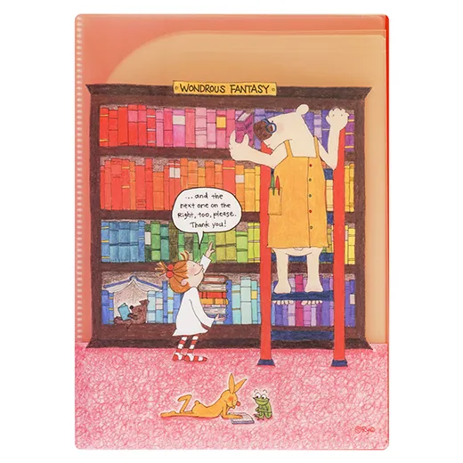 Greeting Life Coco-chan 6-Pocket Clear Folder (A5 Size) Book RYZ-1025